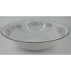 Carlton Corsage #481 Vegetable Serving Bowl 9" Pastel Floral Japan Vintage